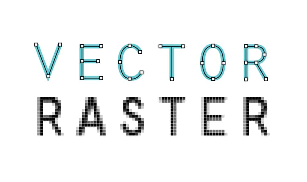 difference between raster and vector graphics