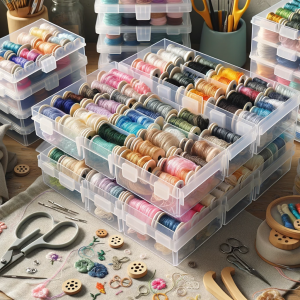 how to store embroidery floss