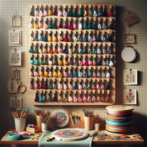 how to store embroidery floss 