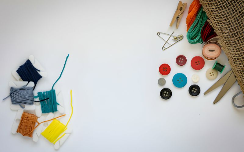 embroidery on holes